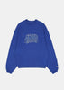 Blue Logo-Patch Panelled Sweatshirt