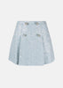 Blue High-Waist Miniskirt