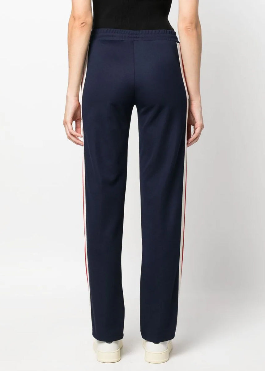 Navy Wool Track Pant