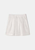 White Embroidered Jacquard Mini Skirt
