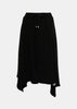 Black Levena Asymmetric Skirt