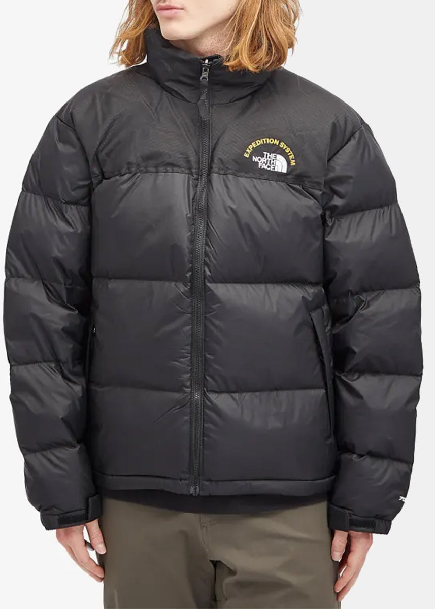 Black Men's 1996 Retro Nuptse Expedition System Jacket | LEISURE