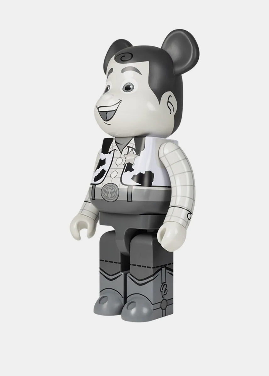 Be@rbrick Disney Woody B&W Ver. - 1000% | LEISURE CENTER