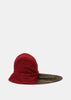 Red & Mustard Helia Hat