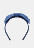 Blue Cotton Chambray Headband