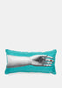 Blue Silk Arm Cushion