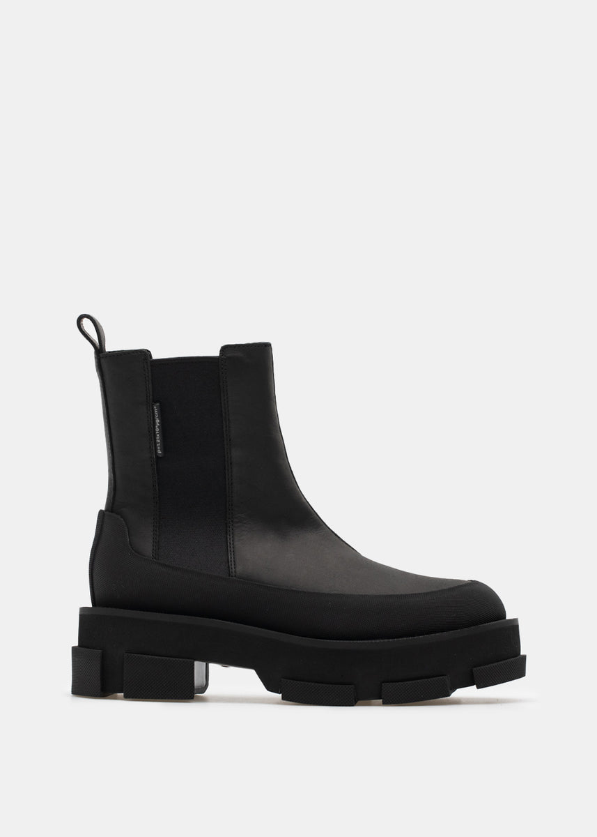 Black Gao Platform Chelsea Boots | LEISURE CENTER