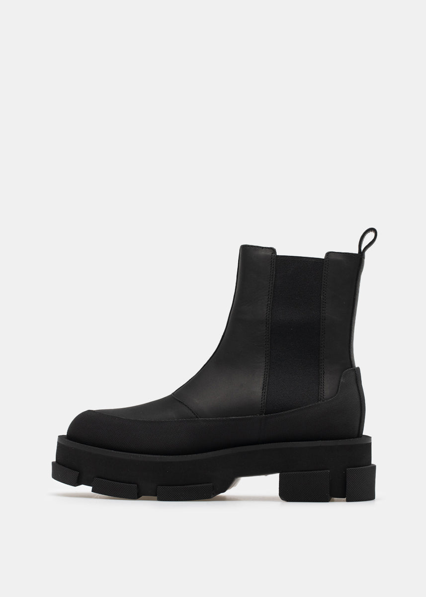 Black Gao Platform Chelsea Boots | LEISURE CENTER