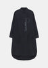 Black Embroidery Shirt Dress