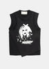 Black Remake Graphic Tank Top