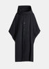 Black Matte Nylon Weather Cape