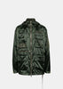Green Hooded Military Jacket