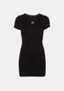 Black Organic-Cotton T-shirt Dress