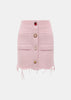 Pink Fancy Button Skirt