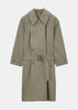 Light Olive Tibetan Trench Coat