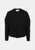 Black Tillandsia Wool Jacket