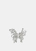 Silver Liquefied Butterfly Hair Claw Clip