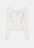 Off White Le Haut Pralu Ribbed Top