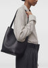 Black Saddle Leather Medium N/S Park Tote