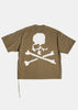 Olive Reflective Skull T-Shirt