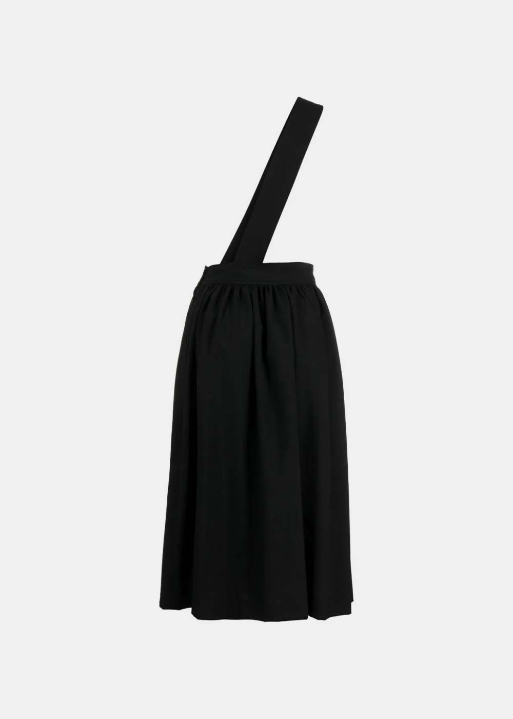 Comme des Garçons Suspender Skirt, Satin Effect Black