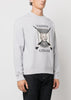 Grey College Fox Printed Sweatshirt