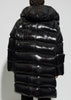 Black Hooded Padded Coat