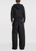 Black Hybrid Baggy Pants