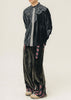 Black Velvet Patchwork Pants