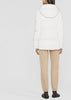 White Marlow Hooded Puffer Jacket