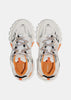 White/Orange Track Sneaker