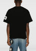 Black Flocked Hockey Skater T-Shirt