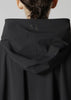 Black Matte Nylon Weather Cape