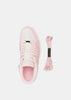 Pink & White Skel Top Low Sneakers