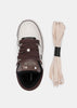 Brown & White MA-1 Sneakers