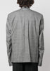 Grey Big Lapel Tailored Jacket