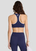 Navy Runner Box V-Neck Sports Bra