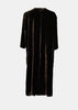Brown Anthea Velvet Midi Dress