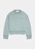 Blue Embroidered-logo Cotton Sweatshirt