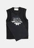 Black Remake Graphic Tank Top