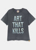 Vinatge Black Broken Art That Kills Tee