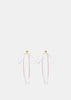 Pink Bow Ribbon Stud Earring