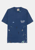Navy Vintage Logo Painted Tee