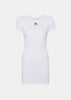 White Organic-Cotton T-shirt Dress