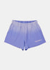 Dip Dye Blue Serif Logo Disco Shorts