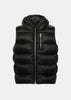 Black Sealed Padded Gilet