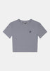 Grey Bodycon Short-Sleeved T-Shirt