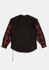 Black/Red Combined Check Long Sleeves