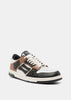 Black & Brown Skeltop Low Sneakers