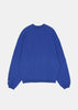 Blue Logo-Patch Panelled Sweatshirt